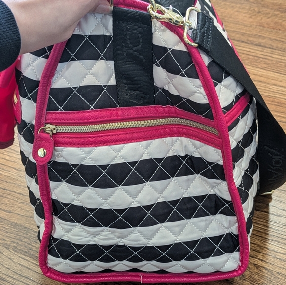 Betsey Johnson Quilted Weekender - Picture 5 of 16